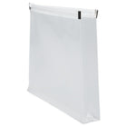 JAM Paper Plastic Envelopes with Zip Closure, Booklet, 4.5 x 6.5, Clear Poly, 12 Pack (473Z1CL)-Opening: booklet
