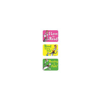 Eureka Stickers, Dr.seuss Cat In The Hat Reading Success, 1200 Pack (EU-658022)-Size: 1 3/8"(L) x 1"(W) each sticker