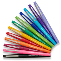 Paper Mate Flair Felt Pens - 0.7mm - Assorted Colours - 24 Pack-Felt tip