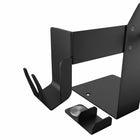 Station de vente à double plaque compatible VESA CTA Digital avec support d'imprimante, scanner et lecteur de carte - Noir-Poids : 9.4 livres