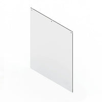 Mark Maker Acrylic Hanging Sneeze Guard - 32" W x 48" H-Our transparent hygiene sneeze guards reinforce social distancing, while helping to protect front-line employees and customers against the potential spread of germs.