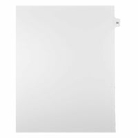 Mark Maker Legal Exhibit Index Tab White Single Tabs, 1/15th Cut, Letter Size, No Holes, Number 32, 25 Pack-White Single Tabs, 1/15th Cut