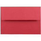 JAM Paper A8 Invitation Envelopes, 5.5 x 8.125, Brite Hue Red Recycled, 250 Pack (27799H)-Red recycled envelope