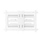Kanto PDX650W Full Motion TV Wall Mount for 37-inch to 75-inch TVs, White-Supports TVs up to 125 lbs (57 kg)