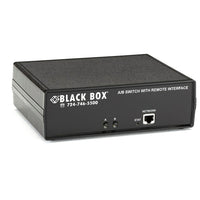 Black Box Sw1041A Cat6 A/B Switch Latching Ethernet, RS232, Dry-Switch
