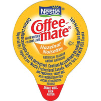 Nestle Coffee-mate Coffee Whitener Singles, Hazelnut, 180 Pack-Blends quickly and completely