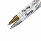 Sharpie Oil-Based Paint Marker - Extra Fine Tip - Gold and Silver - 2 Pack-Quick drying ink