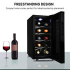 Koolatron - Cellier à vin thermoélectrique pour 10 bouteilles - Noir-Refroidissement thermoélectrique sans vibration que ne dérangera pas les sédiment