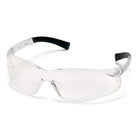 Pyramex – Lunettes de protection Ztek, transparent, 12/paquet-Verre en polycarbonate résistant aux égratignures et branches aux extrémités noires
