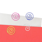 Jam PaperMD – Trombones en forme de spirale, variété de couleur, 9/paquet-Matériau : Métal