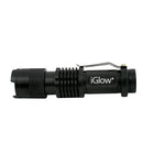 iGlow High Power Tactical LED Flashlight with Clip, 12 Pack-Made of durable aluminum alloy