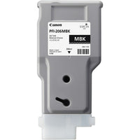Canon PFI-206 Matte Black Ink (300ml) for IPF 6400 / 6450-Black