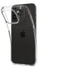 Spigen Crystal Flex for iPhone 15 Pro - Crystal Clear-Mil-grade certified with Air Cushion Technology for extra protection