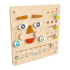 Flash Furniture Bright Beginnings Commercial Grade STEAM Wall Activity Board - Natural Finish and Multicolor Accents (MKME15273)-Ideal for Freestyle Floor Play