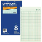 Blueline Columnar Pad, A5308, 8 Columns-A5308, 8 Columns