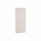 Azar Displays 20" x 8" Pegboard 1-Sided Wall Panel, Solid White, 2 Pack-For use with flat surface