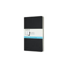 Moleskine Cahier Dotted Soft Cover Journal, Black, 5" x 8.25"-Black flexible cardboard cover