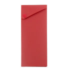JAM Paper Sliding Plastic Pencil Case - Red - 10 Pack (2166513299g)-Red