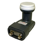 Digiwave Linear Universal Dual LNBF, 4" x 3" x 4", Grey-Full coverage of Ku-Band for Analog and Digital reception