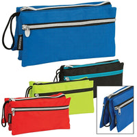 Merangue Triple Zipper Pouch, 12 Pack (1015-5360-00-000)-Pouch