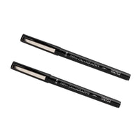 Marvy Uchida – Ensemble de stylos de calligraphie épais – 3,5 mm – noir – paquet de 2-Couleur :  Noir