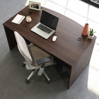 Sauder 59"W Affirm Executive Desk - Noble Elm- Impact resistant, high-grade thermoplastic edges