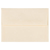 JAM Paper A2 Invitation Envelopes, 4.38 x 5.75, Parchment Natural Recycled, 100 Pack (34777g)-Natural