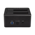 StarTech ® Station d'accueil USB 3.0 pour 2 disques durs SATA 2,5 po/3,5 po, HDD/SSD SATA à deux baies (SDOCK2U33V)-USB 3.0 avec vitesses de transfert de données jusqu'à 5 Gb/s