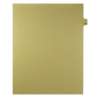 Mark Maker Legal Exhibit Index Tab Buff Single Tabs, 1/25th Cut, Letter Size, No Holes, Number 130, 25 Pack-Buff Single Tabs, 1/25th Cut