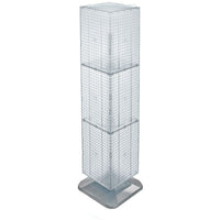Azar Displays 14" x 14" x 60" Interlocking Pegboard Display, Clear (701464-CLR)-Works great with Azar's line of hooks and accessories