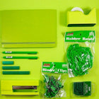 JAM Paper Complete Desk Kit, Green (338756Cgr)-8 pack