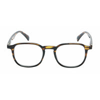 SAV Eyewear Total Flex Lennon Blue Light Glasses - + 1.25 - Brown Demi-Blue light filtering lenses: reduce digital eyestrain, promote better sleep, and reduce chances of AMD (age related macular degeneration)