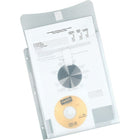 Oxford Stash-it Frosted Binder Pocket (98733C)-Fits standard 3-ring binders