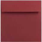 JAM Paper 6 x 6 Square Envelopes, Dark Red, 100 Pack (31511296g)-Dark red
