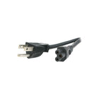 StarTech PXT101NB3S3 3' Power Cord-NEMA 5-15 Power (North America) Plug and IEC 60320 C5 Power ports facilitate connection between your device and a power source