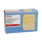 Staples Unbreakable Wall Files - Letter Size - Clear - 3 Pack-Economical letter size wall file unit includes a set of 3 pockets with mounting hardware