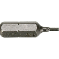 1/4" Metric Hex Bits, UQ643, 12 Pack-Hexagonal
