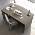 Sauder 59"W Affirm Executive Desk - Hudson Elm- Impact resistant, high-grade thermoplastic edges