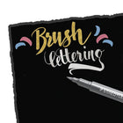 Staedtler Metallic Brush Lettering Markers - 1.2mm Bullet Tip - 5 Pack (8321TB5A6)-5 assorted colours, tips 1-6mm