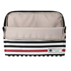 Vangoddy Luxe Series 12" Laptop Sleeve - Striped - Red-Made with high quality new material, this trendy and cozy sleeve is your perfect choice!