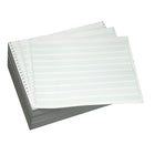 Domtar Computer Paper - 15 lb. - 14 7/8" x 11" Greenbar - 3500 Sheets-Continuous feed printer