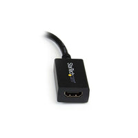 StarTech DisplayPort to HDMI Video Adapter Converter-Simple to use, small form factor converter makes DisplayPort® backwards compatible with your existing HDMI® display or projector
