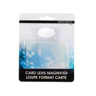 Merangue Rectangular Card Lens Magnifier - 3 1/4" x 2 1/8"-Clear