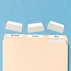 Avery Ultra Writable Filing Tabs - 3" x 1½" Repositionable Two Sided - White - 24 Pack-UltraTabs for School – Use these sticky tabs to highlight and note study guides, textbooks, and reference materials without damaging pages