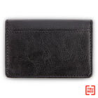 TRU RED vegan leather Business Card Case, Black (BCC5000S-BLACK)-Fenêtre d'identification personnel