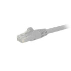 StarTech Cat6 Ethernet Patch Cable with Snagless RJ-45 Connectors, 20 ft, White (N6PATCH20WH)-White PVC jacket for colour coding your connections