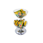 Azar 2-Tier Bowl Counter Display, 10" (720210)-Dimensions: 16.5"H x 10"W x 10"D