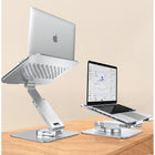 ShoppingAll Ergonomic Height and Angle Adjustable Laptop Stand Riser for Laptop Up to 17" - Silver-Ergonomic Design: Promotes a better posture by elevating your laptop to eye level, effectively reducing neck strain and enhancing workspace ergonomics.