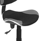 Xtech Modern Cloth Office Chair - Black/Grey-Two-tone modern design