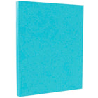 JAM Paper Bright Colour Cardstock, 8.5 x 11, 65lb Blue Recycled, 250/ream (101899B)-Size: 8-1/2" x 11"